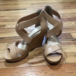 Jessica Simpson Strappy Nude Sandals